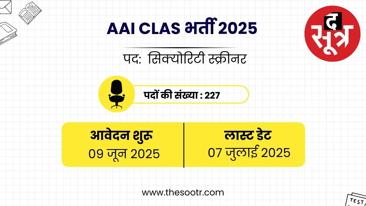 AAI CLAS Recruitment 2025