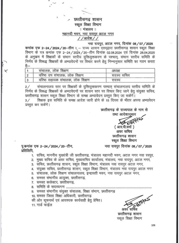 Rationalization Chhattisgarh