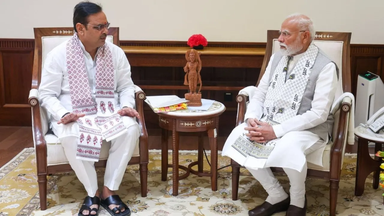 Bhajanlal Sharma meet Narendra Modi