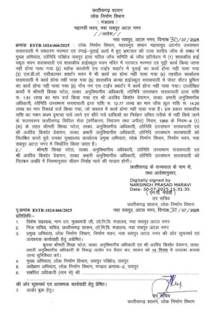 raipur-lok-nirman-vibhag-bhrastachar-innovation the sootr