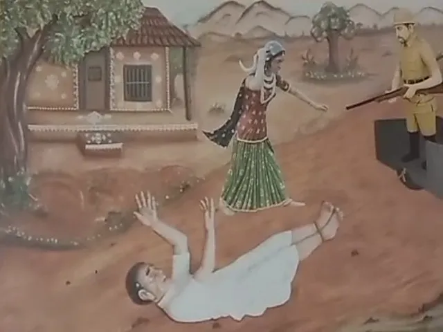 rajasthan-mai-pathyakram-se-hatayi-kalibai-bheel