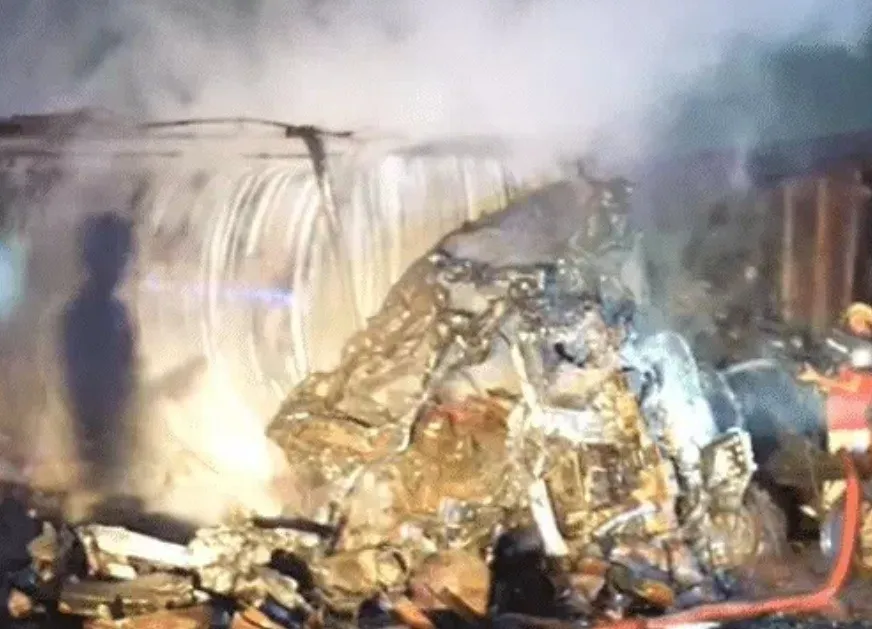 rajasthan-jaipur-ajmer-highway-chemical-tanker-lpg-cylinder-accident-2025