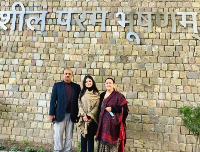 IAS Srijna Yadav family