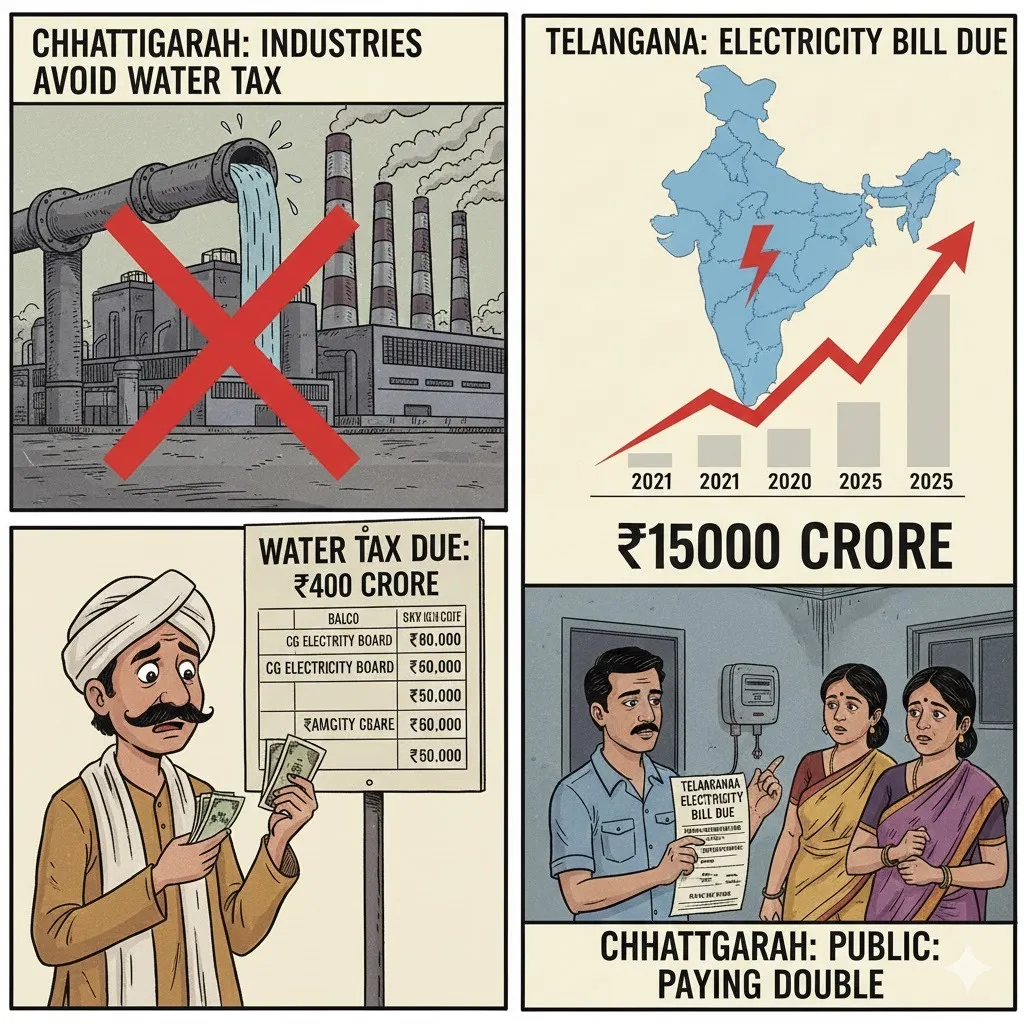 Chhattisgarh industries not paying government for water