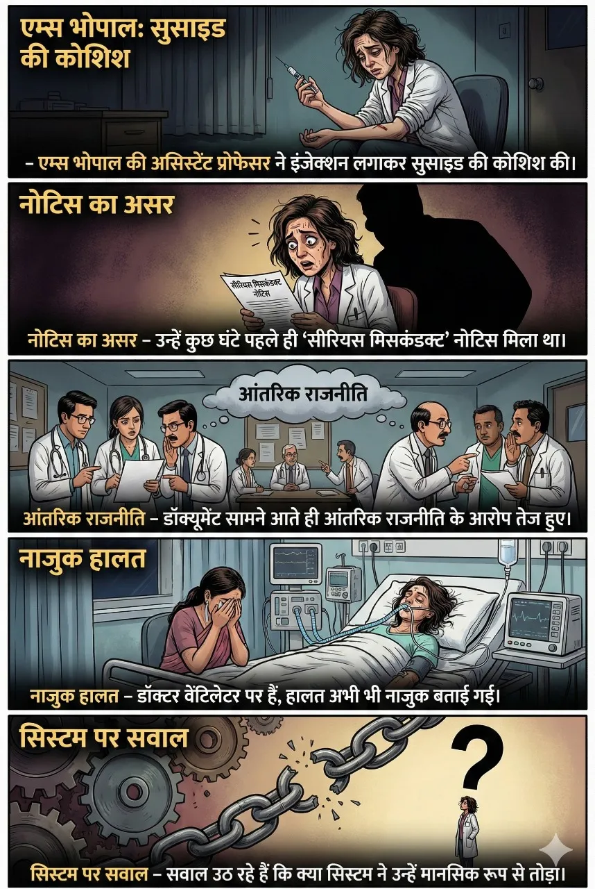 bhopal-aiims-doctor-rashmi-verma-suicide-attempt