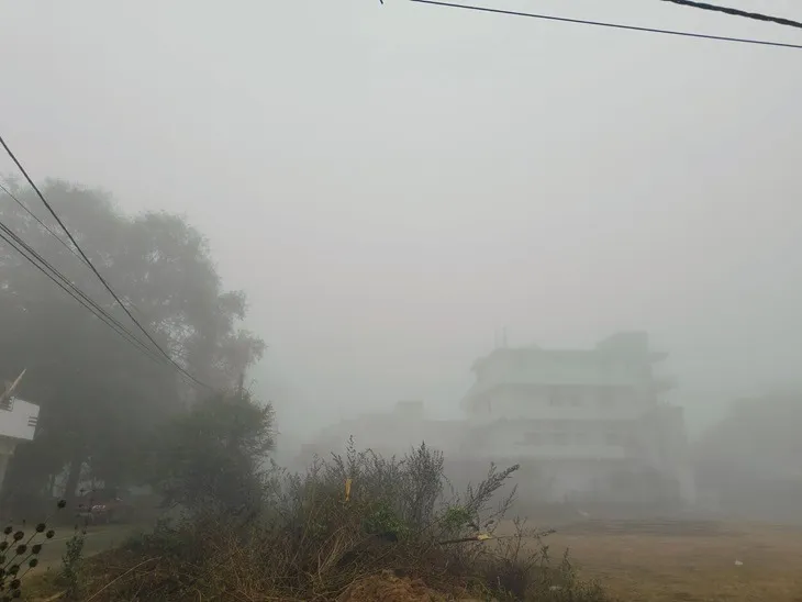 Fog in Surguja division