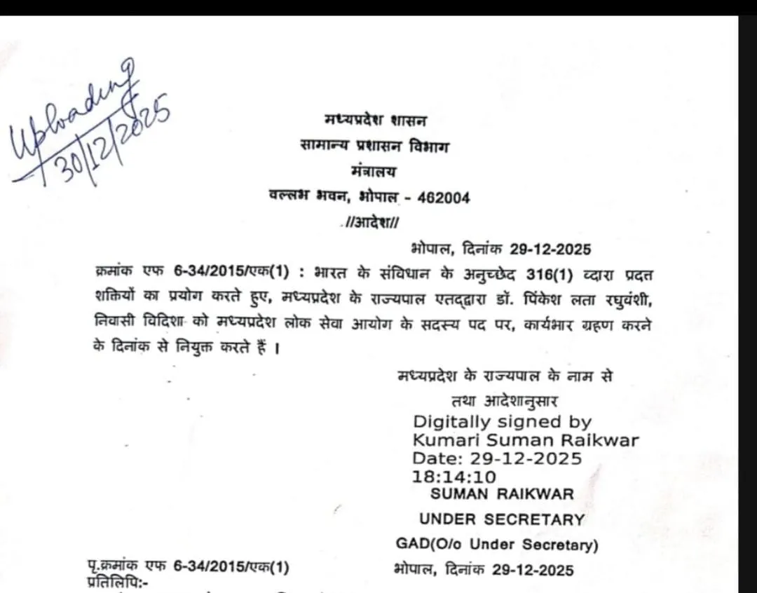 File name MPPSC NEW MEMBER PINKESH LATA RAGHUVANSHI