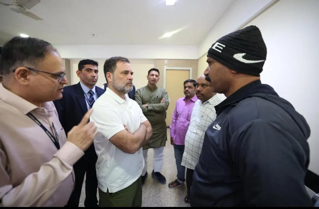 rahul gandhi indore visit bhagirathpura victims