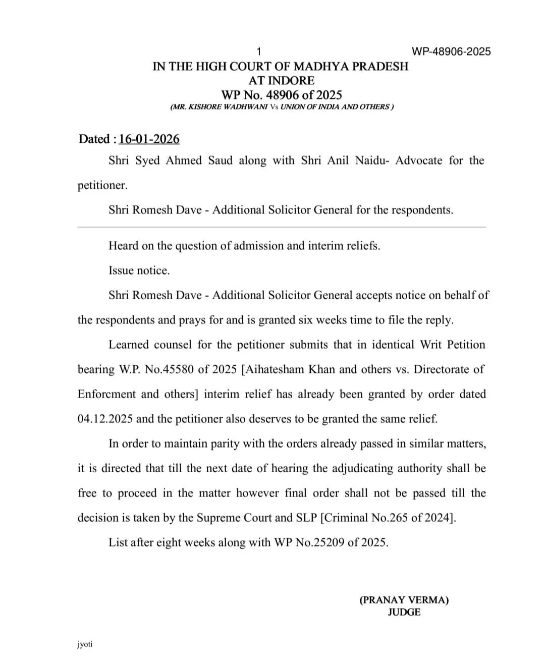 indore gutkha king ed money laundering high court