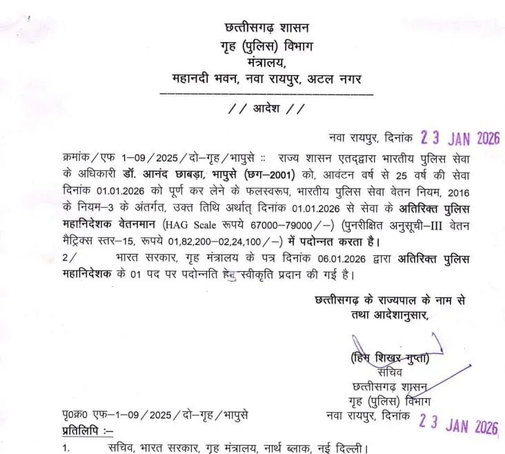 IPS Officers Promotion