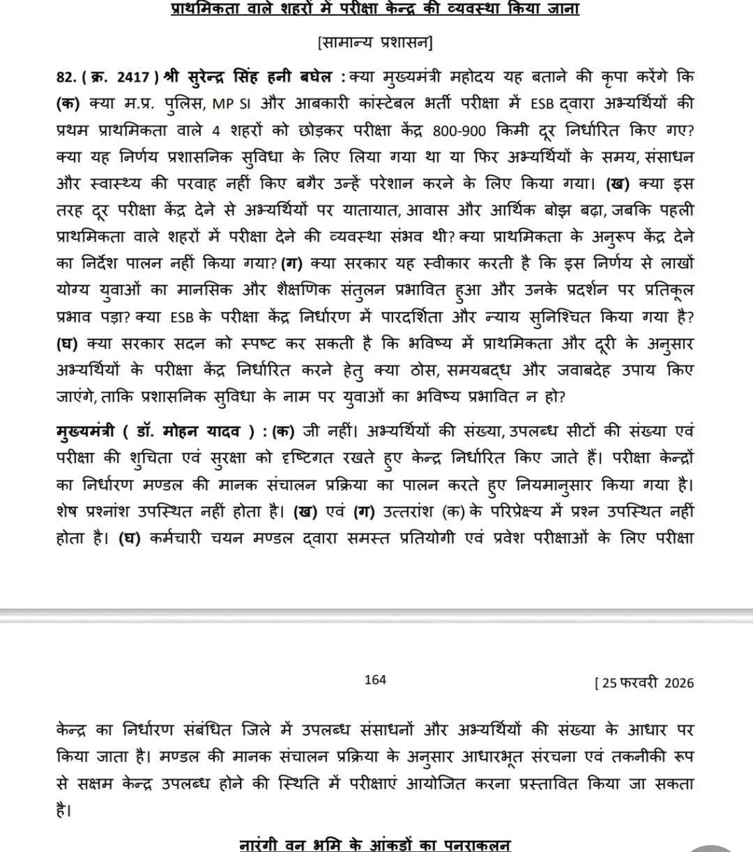 mppsc home center exam rule cm mohan yadav