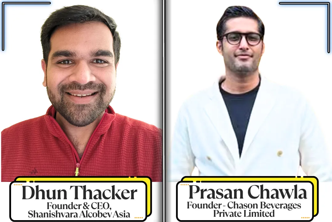 Prasan Chawla Chason Beverages and Dhun Thacker Shanishvara Alcobev