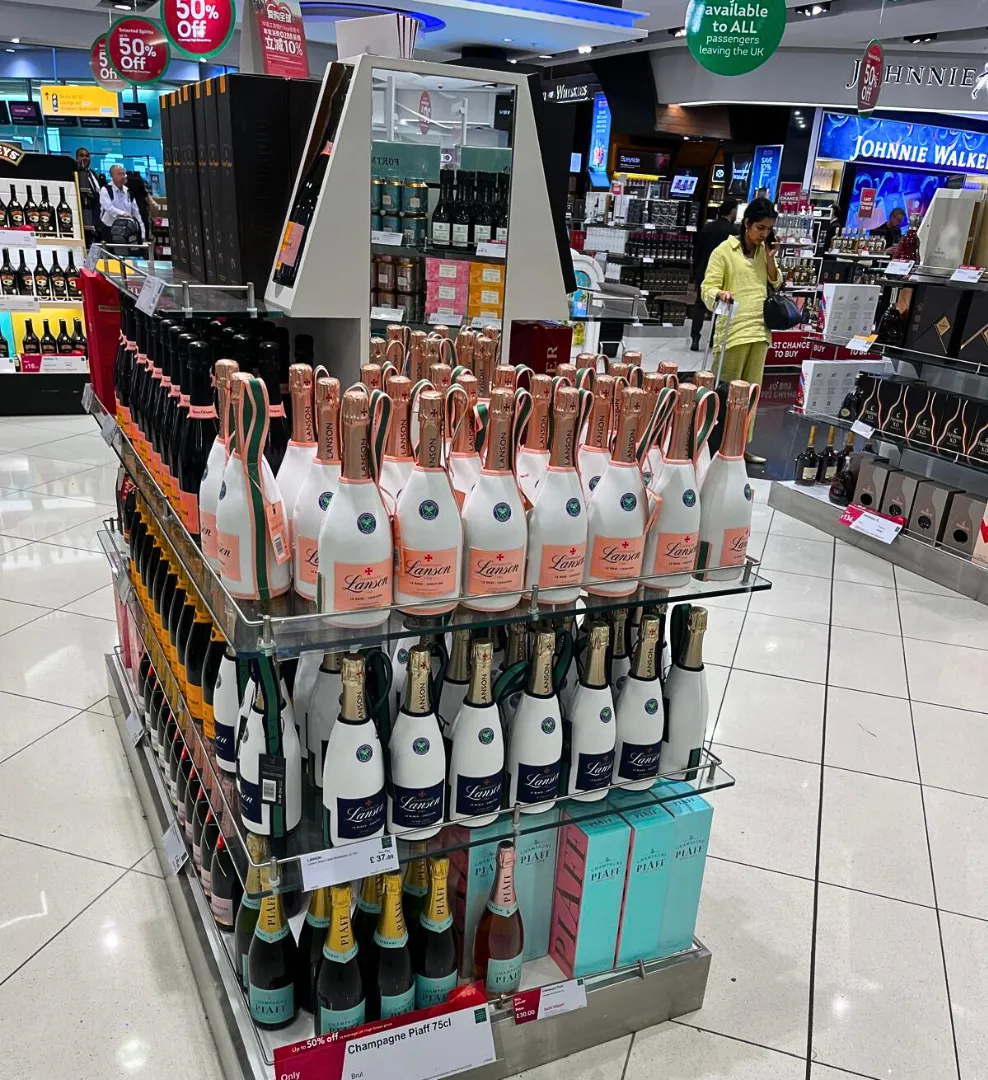 Champagne Lanson the official Champagne supplier of The Wimbledon Championships