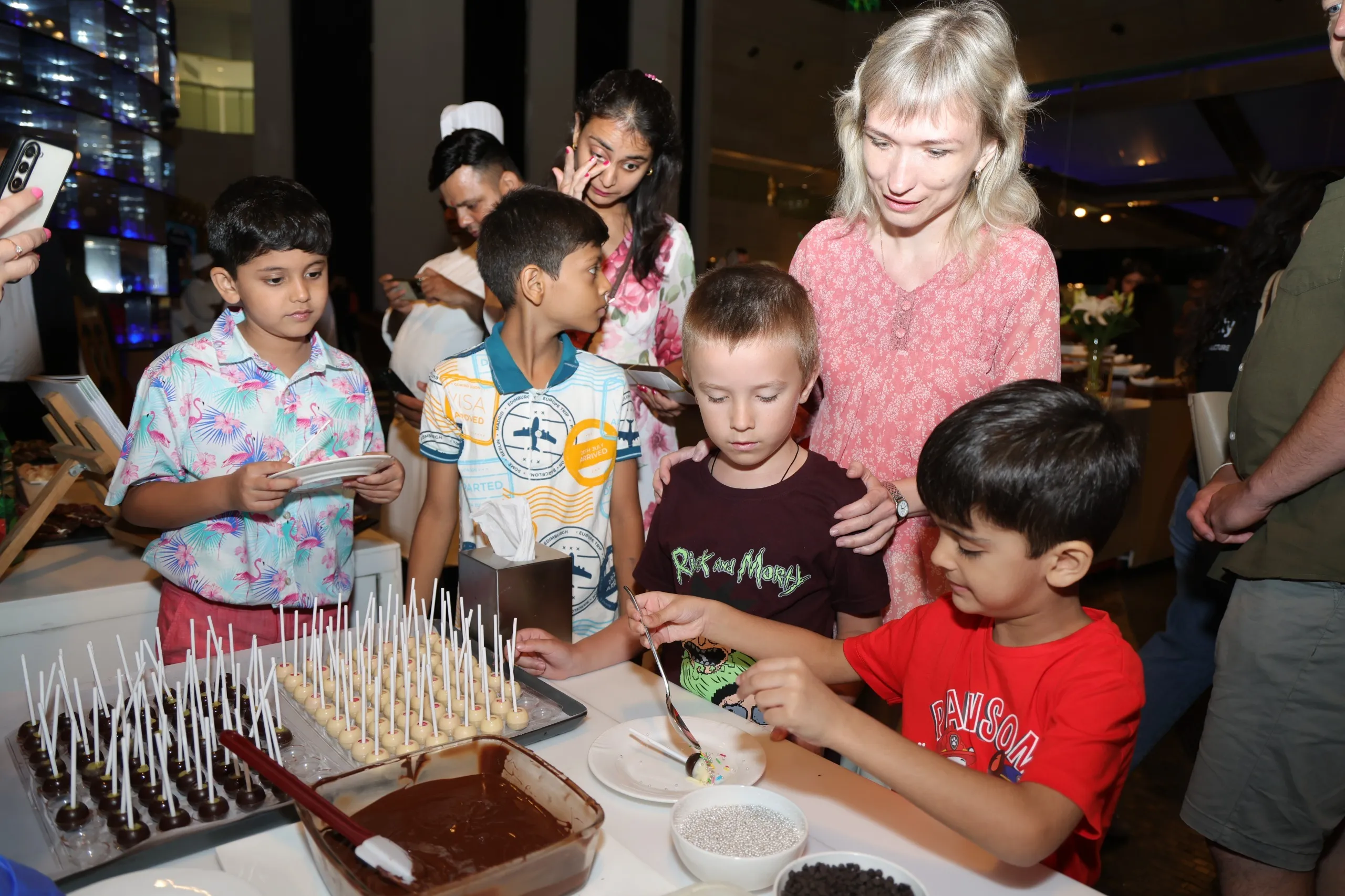 event showcased a rich tapestry of chocolate creations