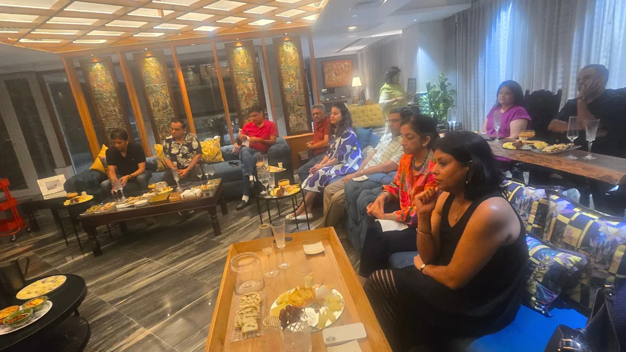 event was hosted at the elegant and eco-conscious residence of Namita and Siddhartth Jain