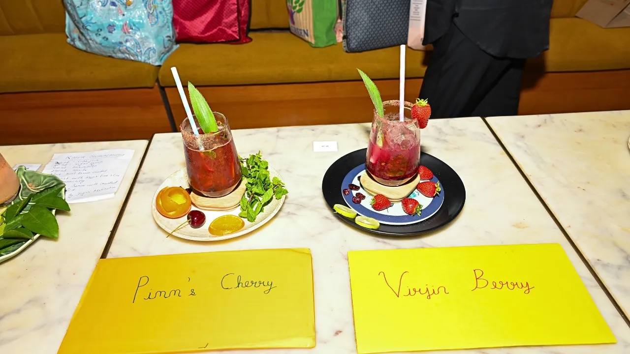 colourful mocktail
