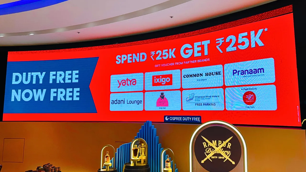 Ospree Duty Free Now Free campaign