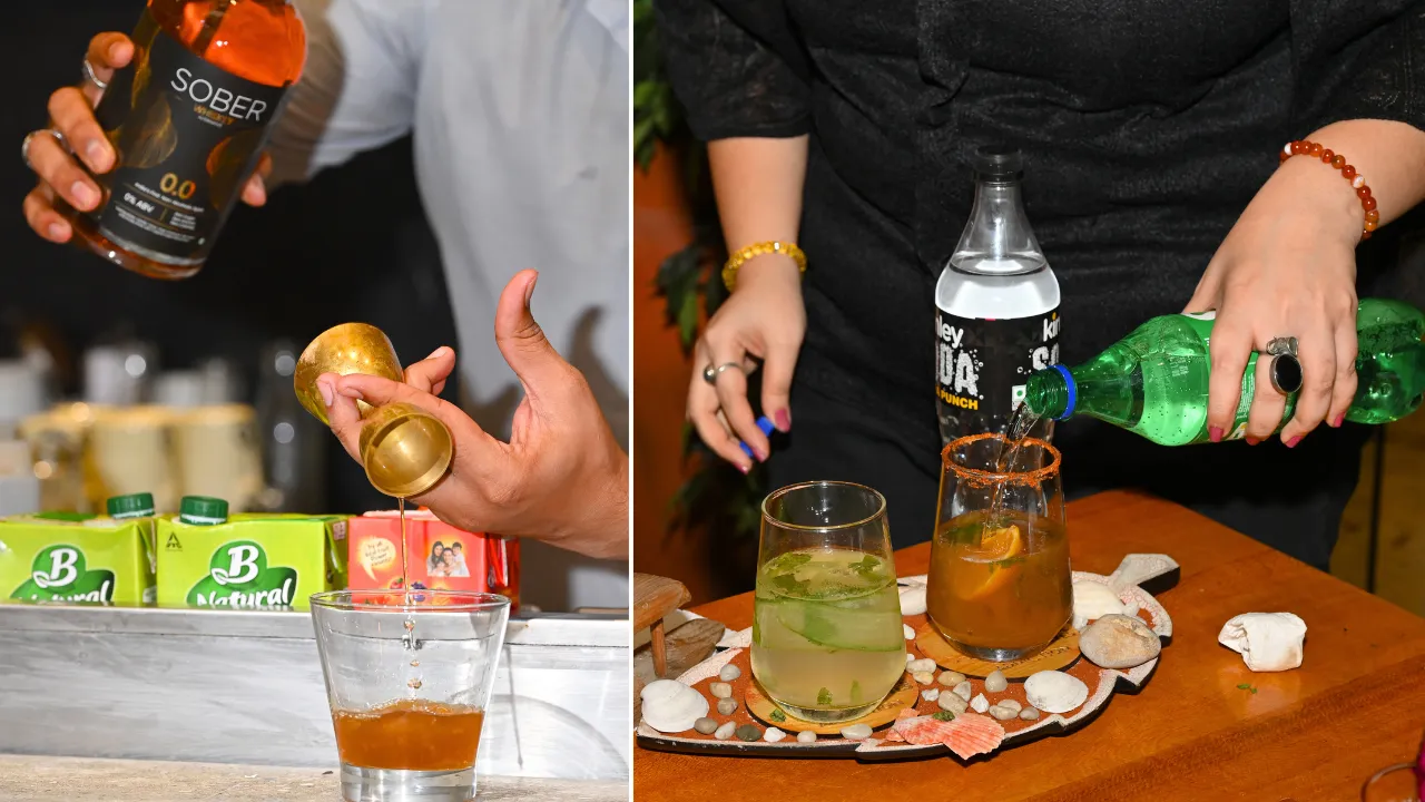 zero-proof cocktails by Sober