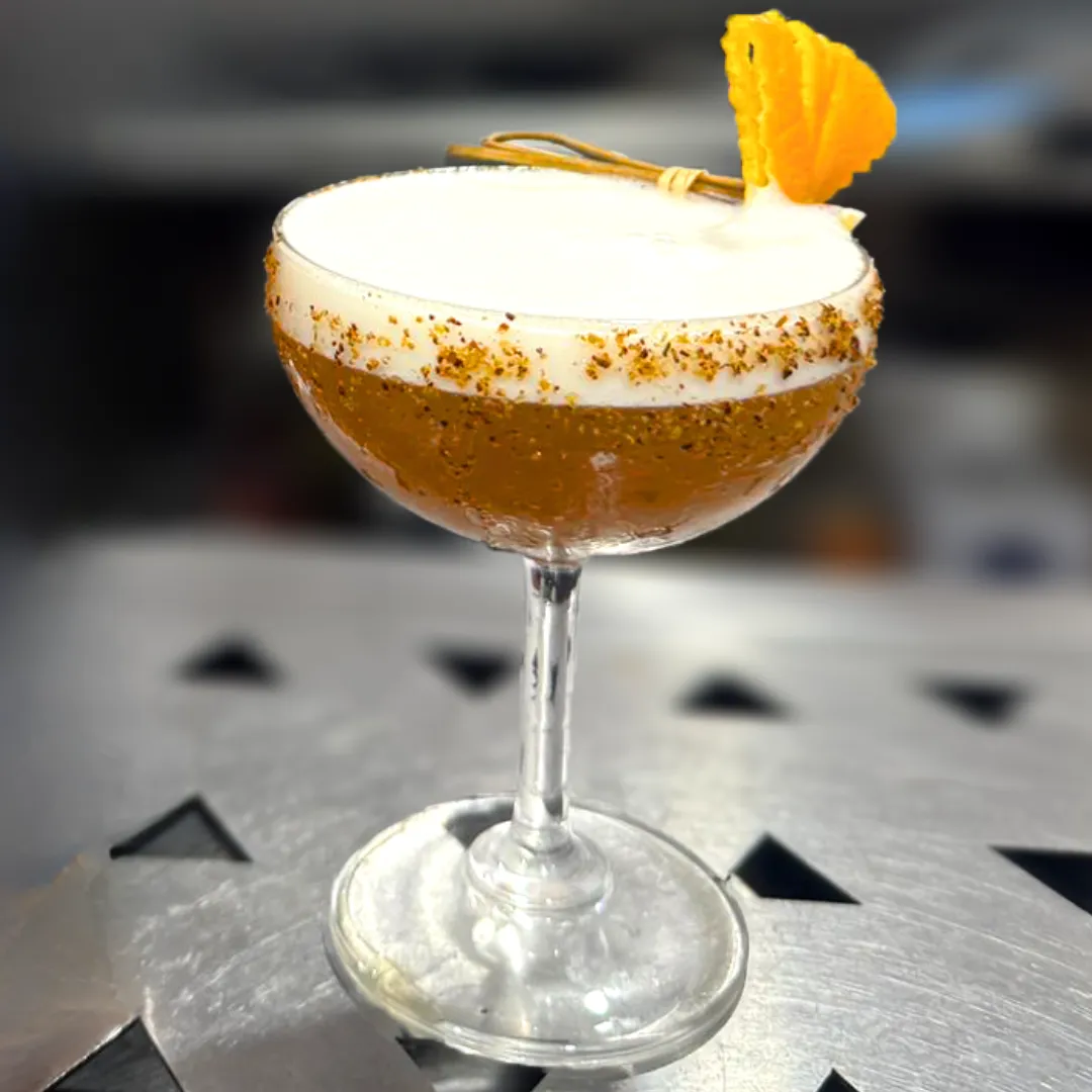 The Taste of India in Spice Confluence A Whisky Sour with Tamarind, Pineapple & Tandoori Spice