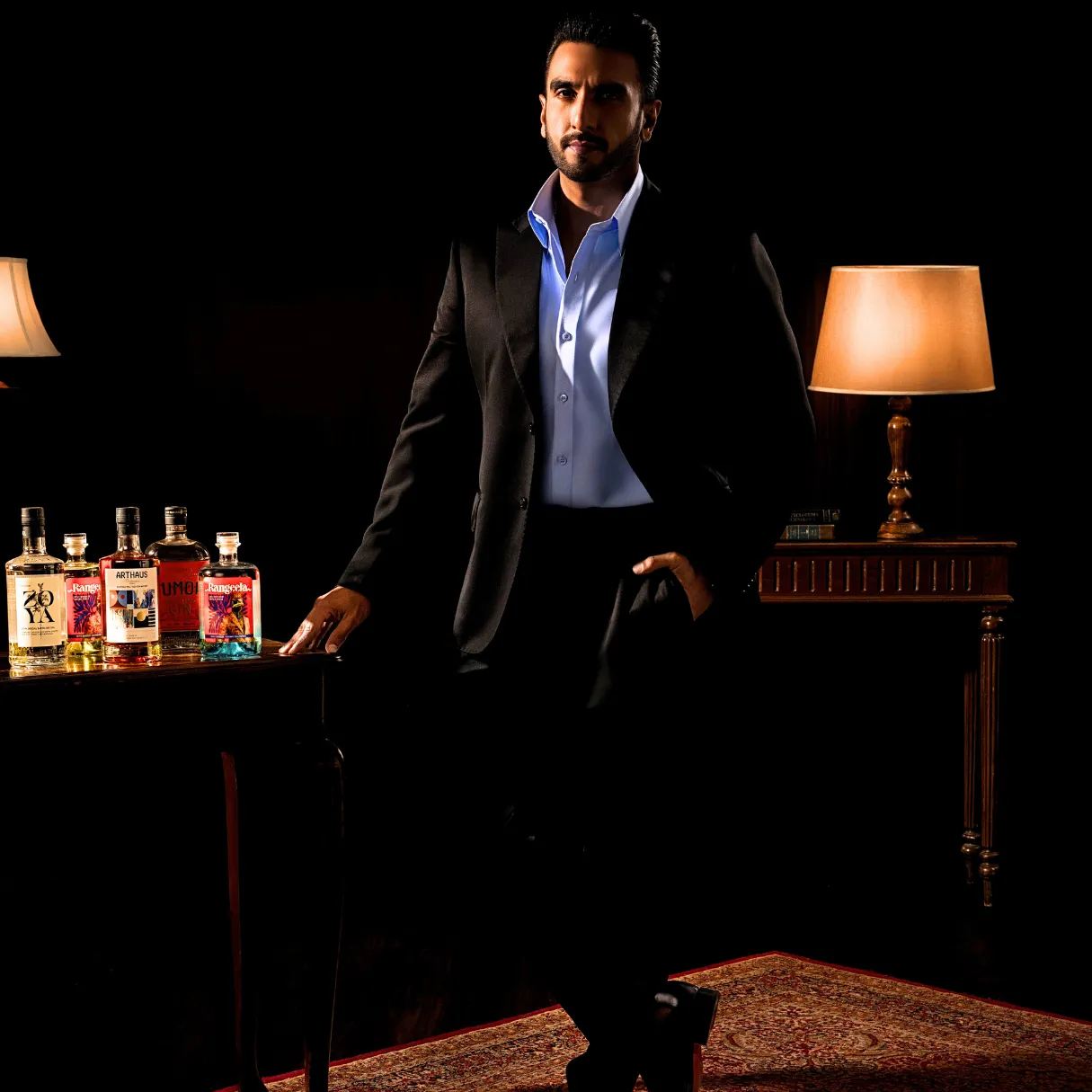 ABD Maestro and Ranveer Singh with Rangeela Vodka