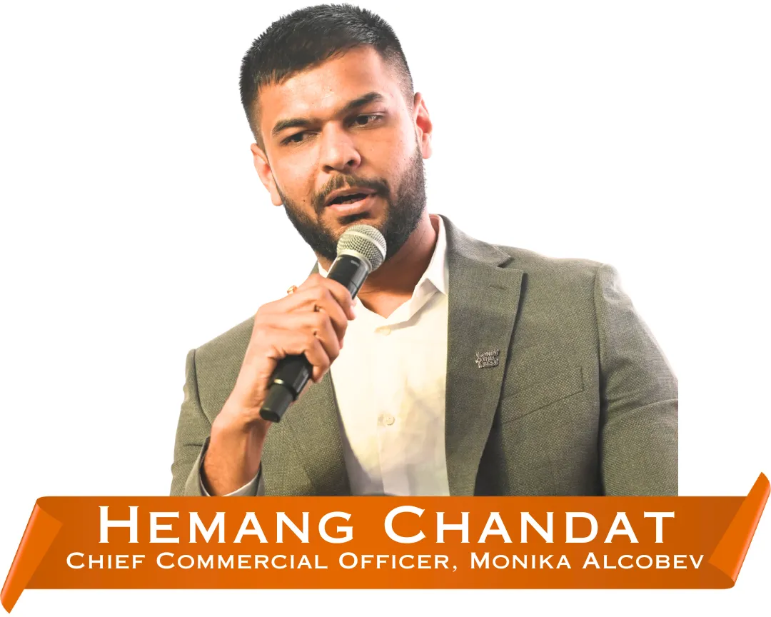 Hemang Chandat, Chief Commercial Officer, Monika Alcobev