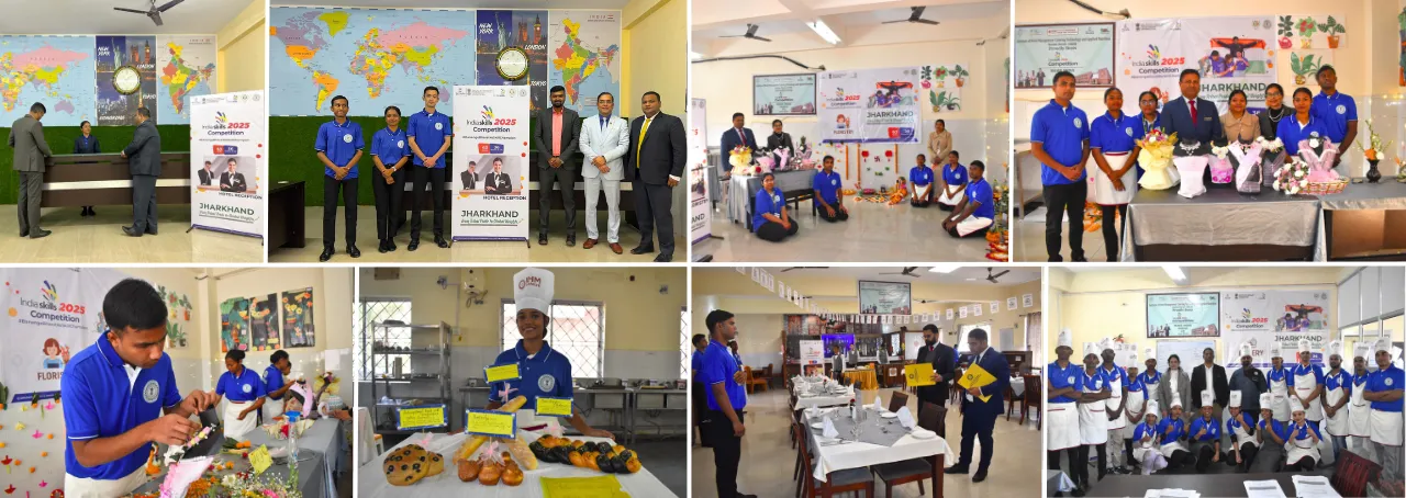 IndiaA Skills Competition 2025 at IHM Ranchi