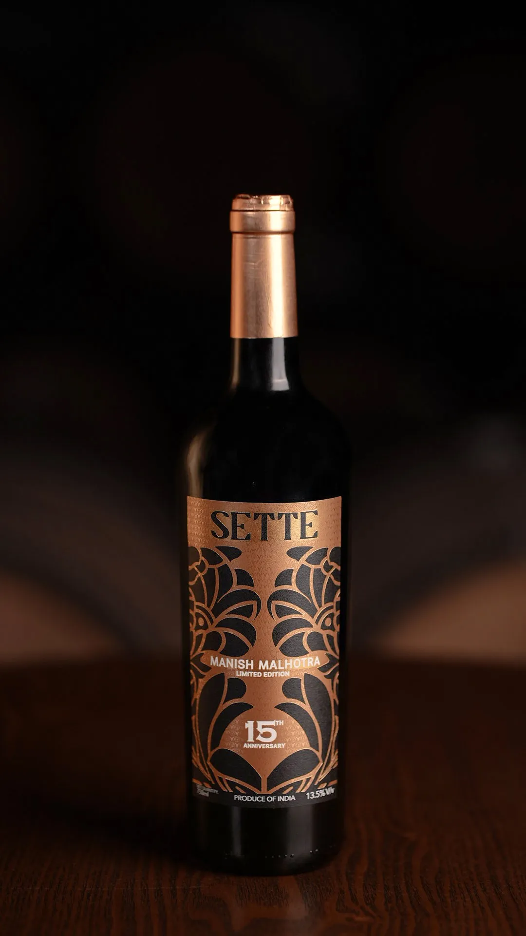 Sette 15th anniversary bottle