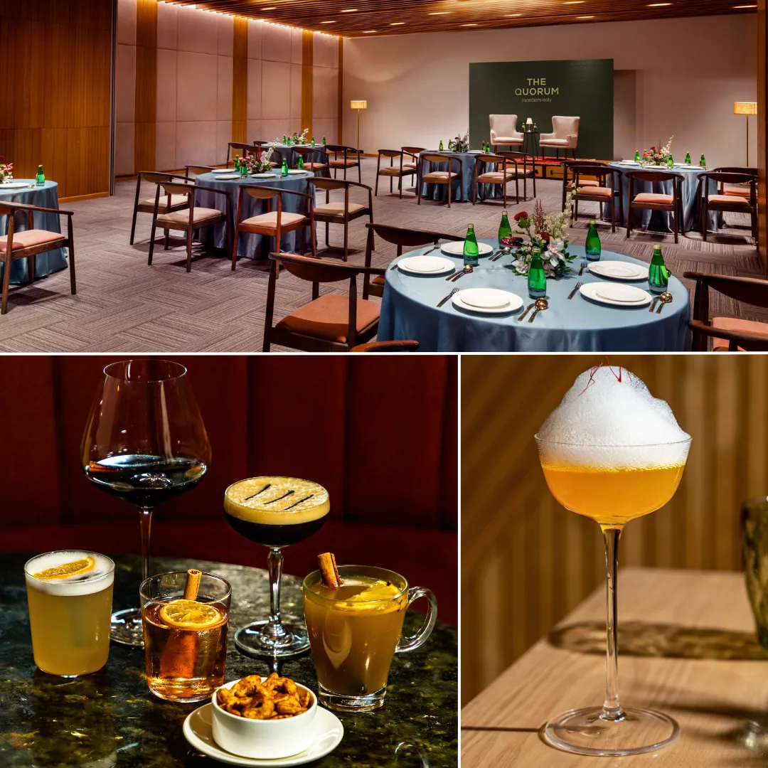 The Quorum Club food and beverage