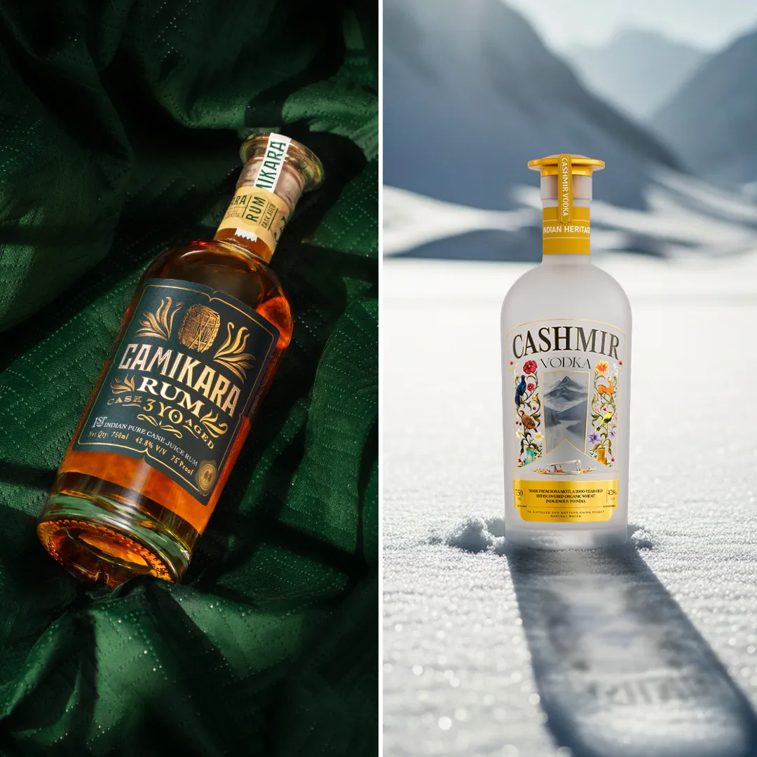 Cashmir Vodka and Camikara Rum