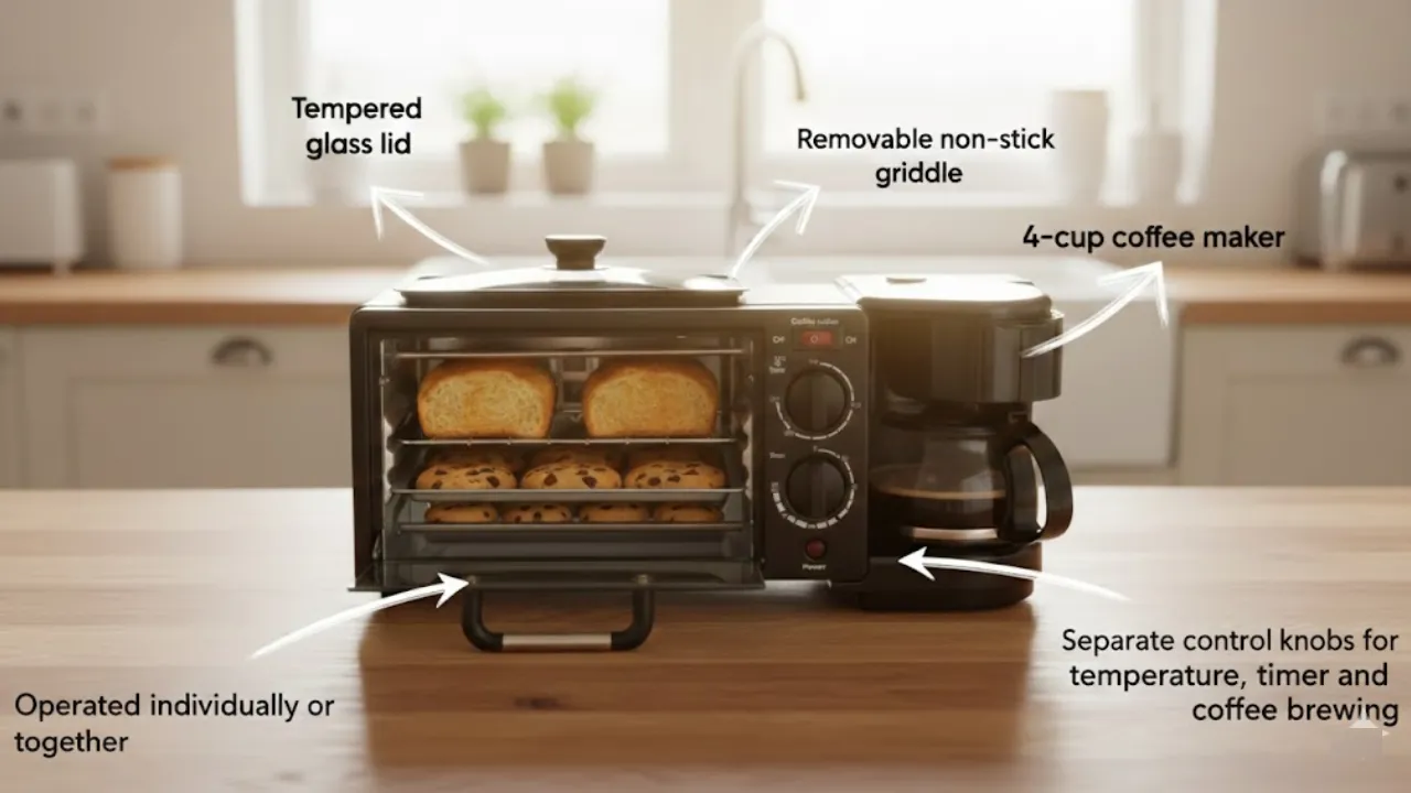 3-in-1 Breakfast Maker