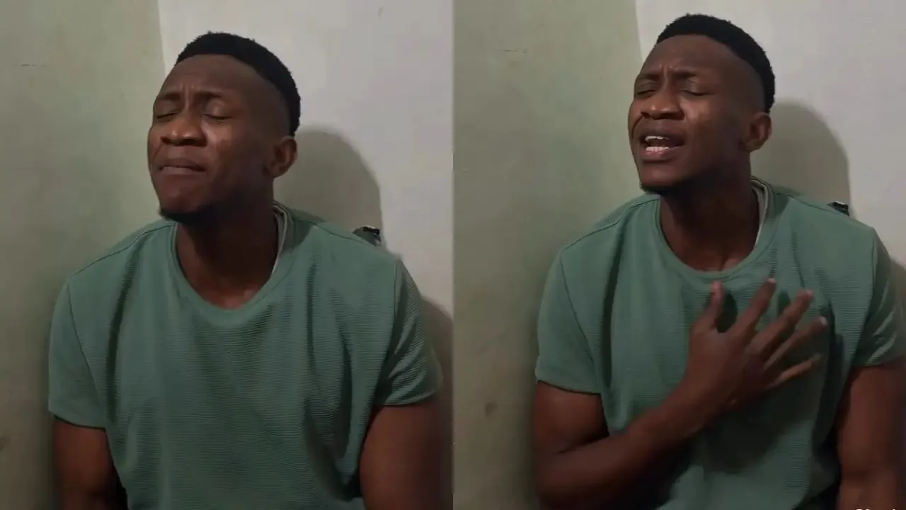 African man singing Punjabi song