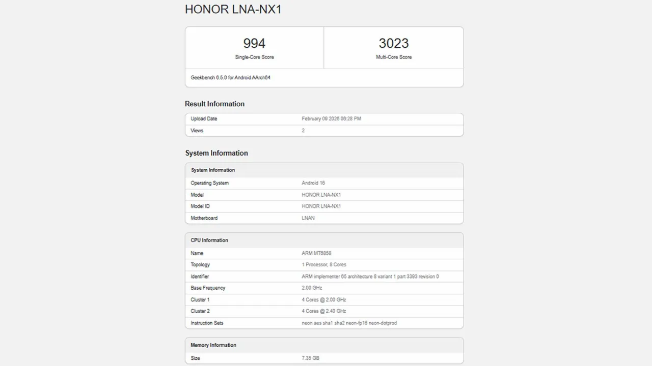 Honor 600 Lite