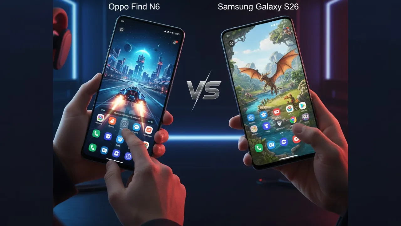 Oppo Find N6 vs Samsung Galaxy S26