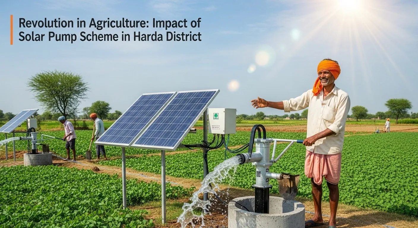 Harda Farmers Benefit from PM Solar Pump Scheme