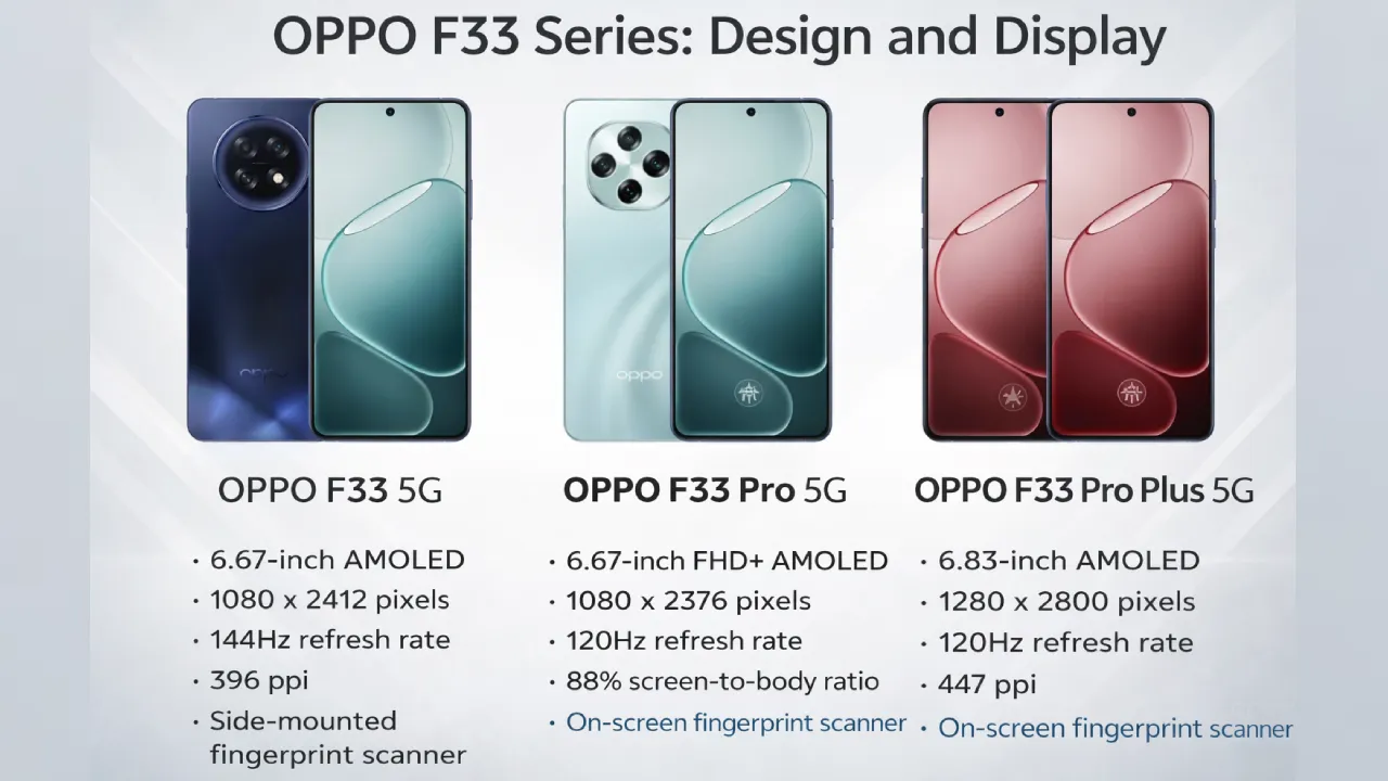 OPPO F33 Series