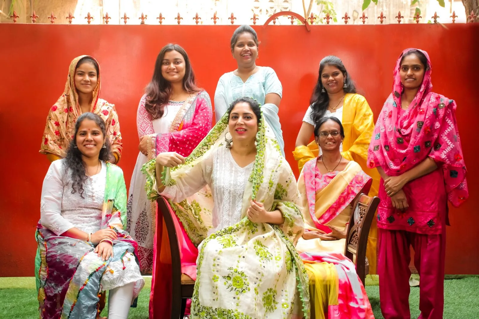 founder with ladies