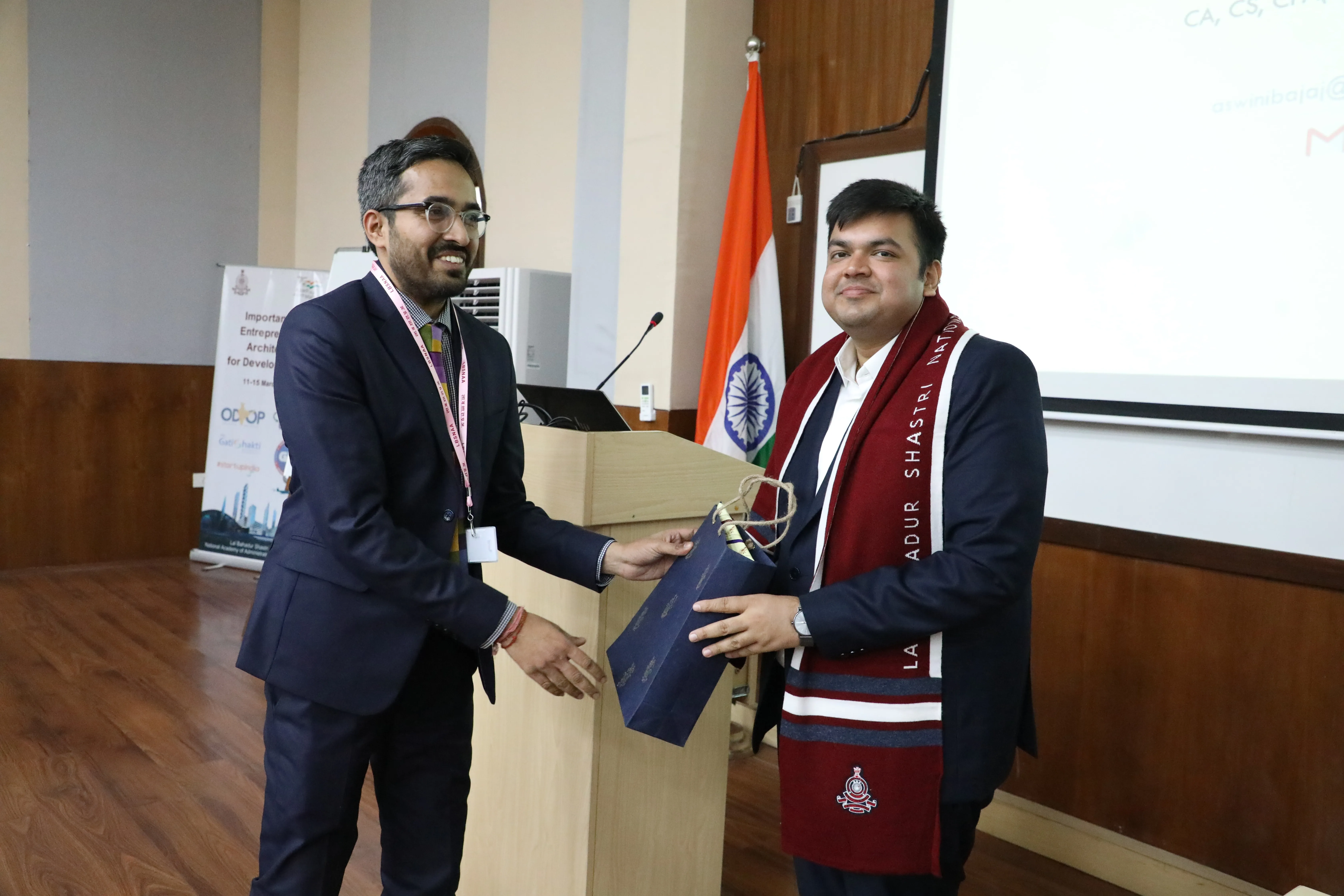 Aswini Bajaj at LBSNAA Mussorie