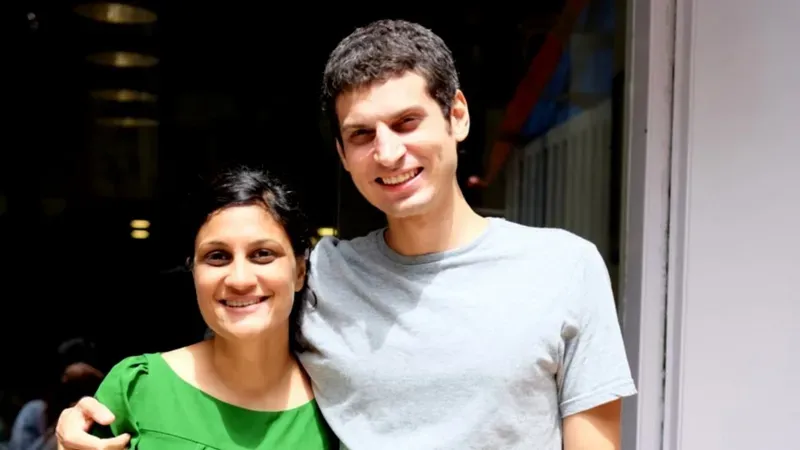 Founders Matt Chitharanjan & Namrata Asthana