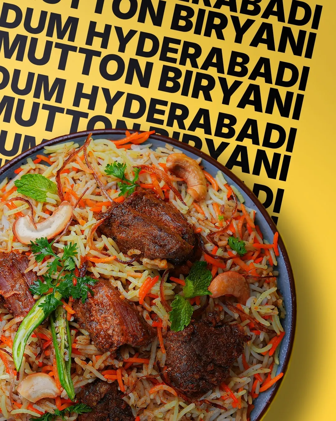 3 Biryanis. 1 Dum Mission- Make you hungry. 🤤Which one’s getting the first bite 🍛👀ㅤ#HOB #DumL