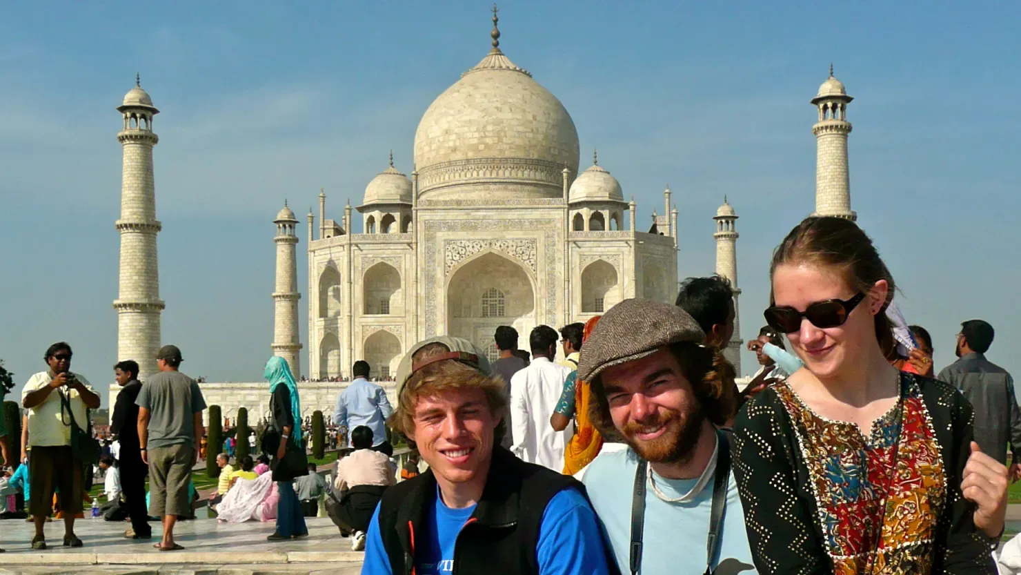 Bert during his semester abroad in India