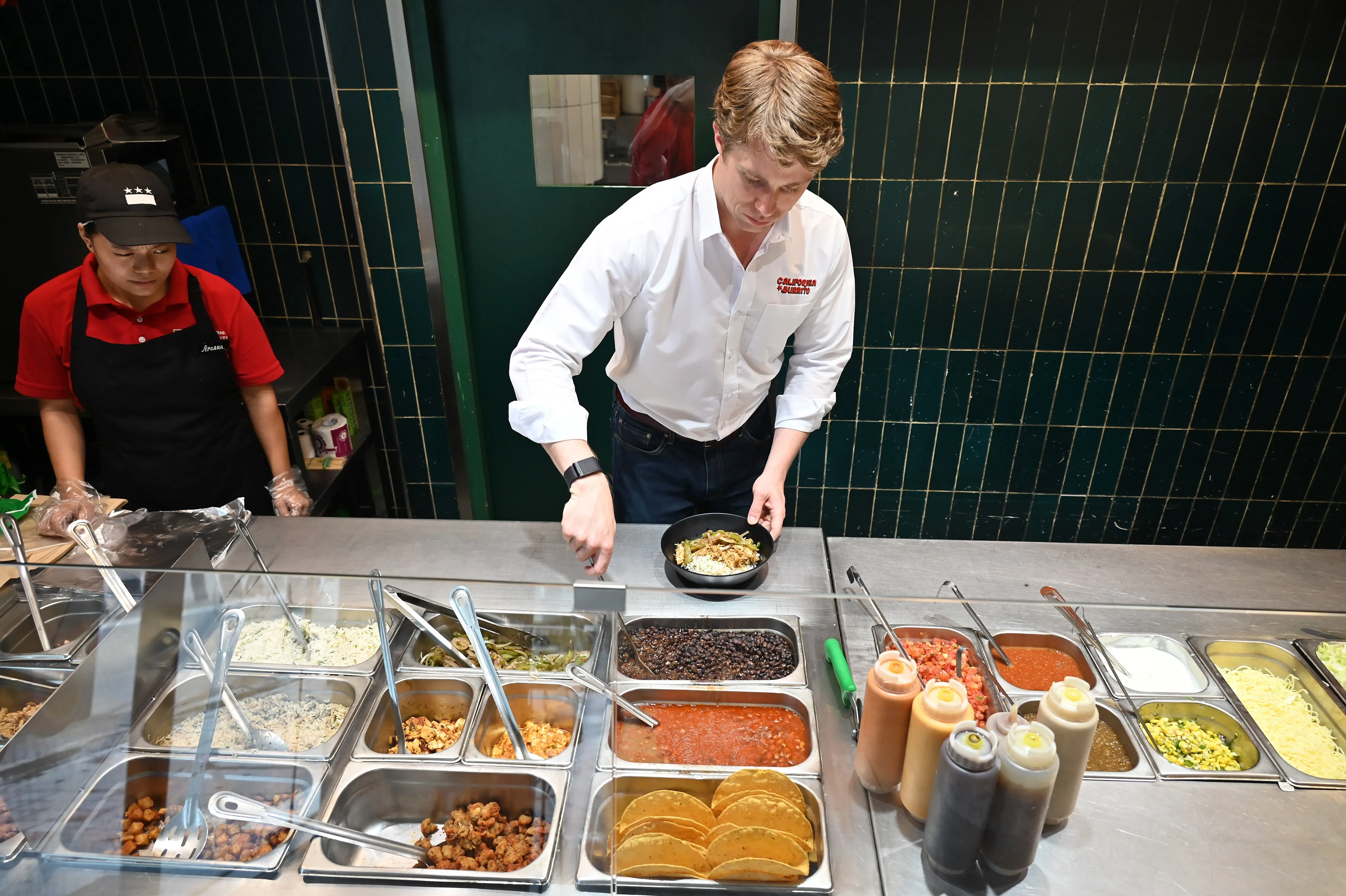 Bert Mueller at California Burrito