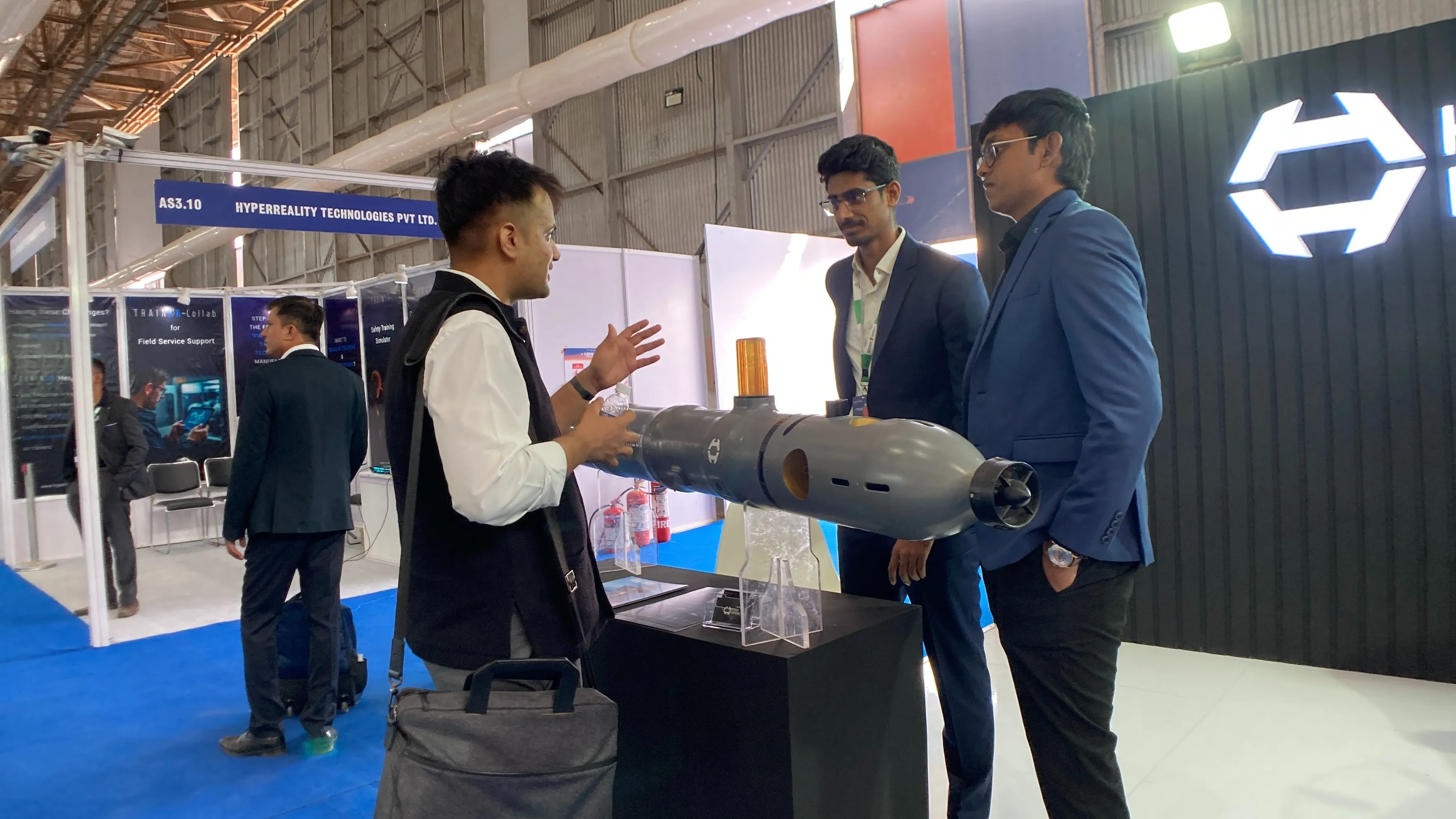 Co-founders Vishal & Sibi with their first product Neerakshi