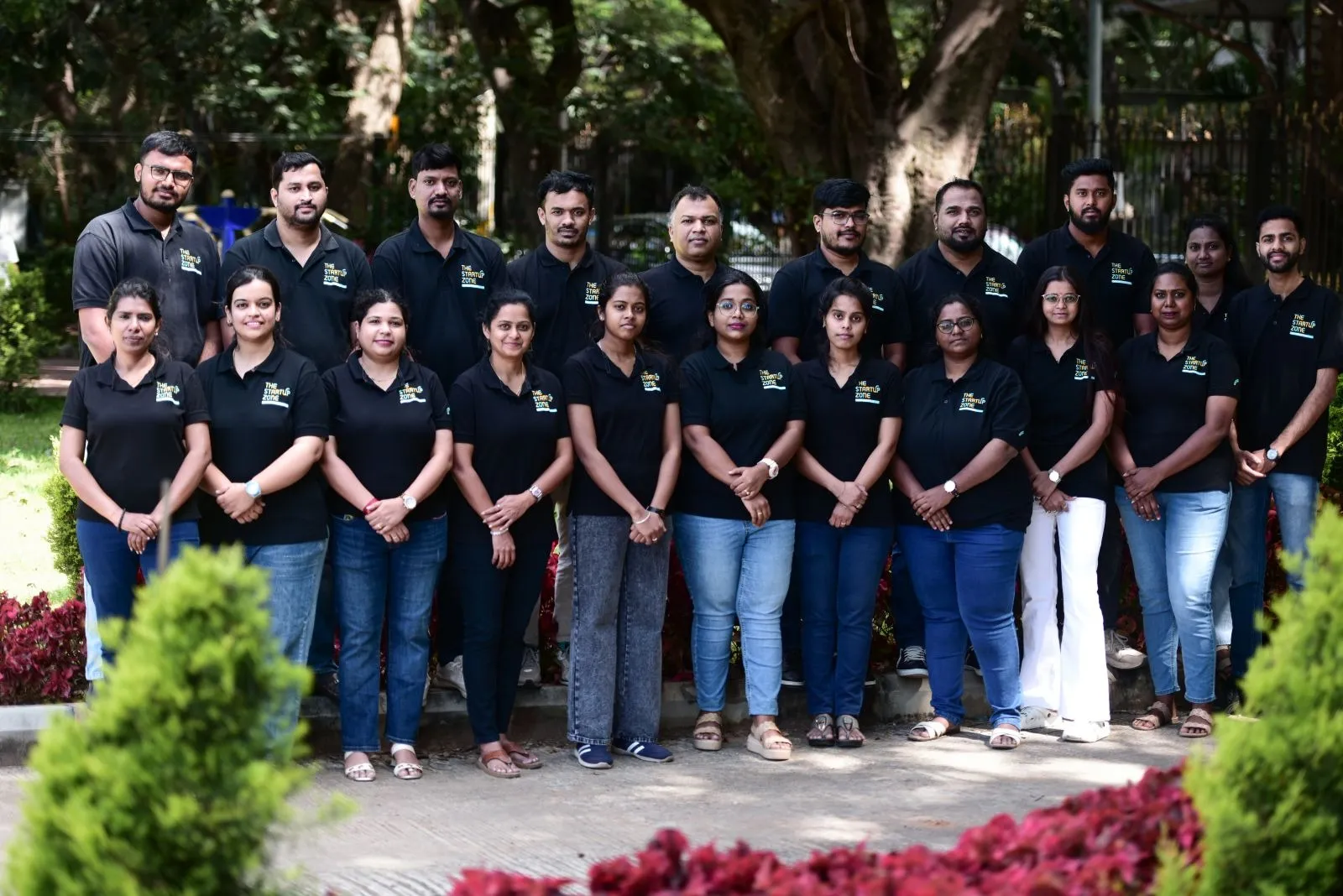 TSZ Team with the Founder