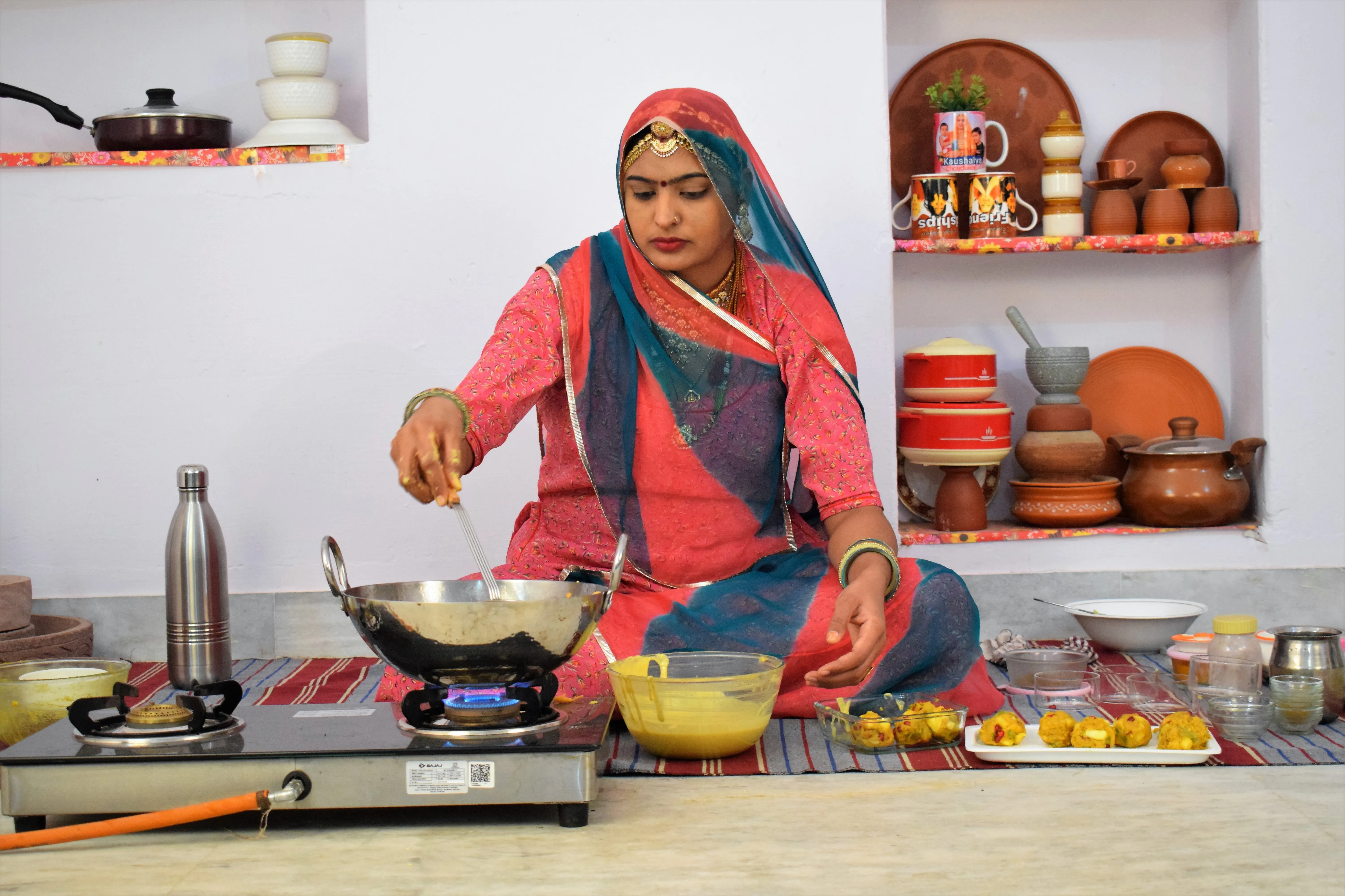 Kaushalya Choudhary,  a rural woman entrepreneur, content creator, and former MasterChef India contestant from Rajasthan