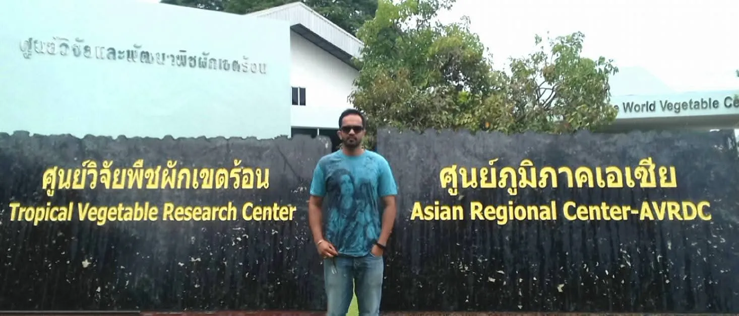 Rajeev at Thailand's Kasetsart University in 2017