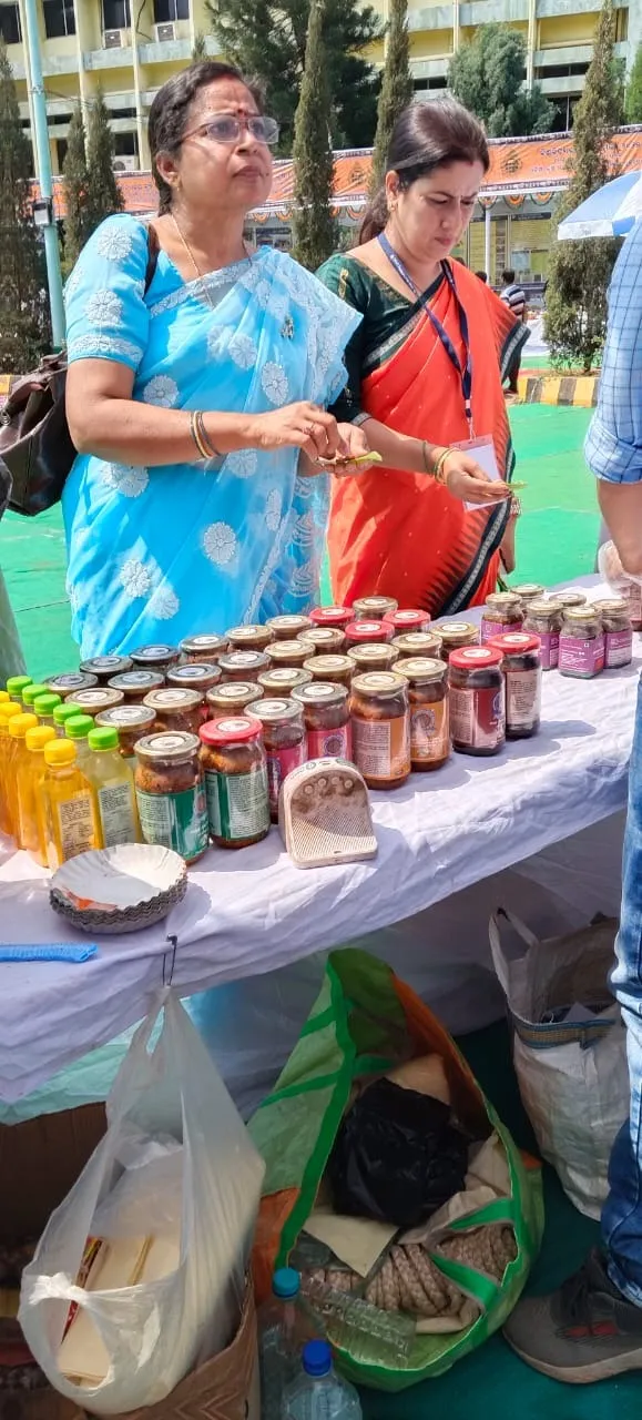 Artisan-made food products displayed at a local farmers&rsquo; market, promoting sustainable livelihoods