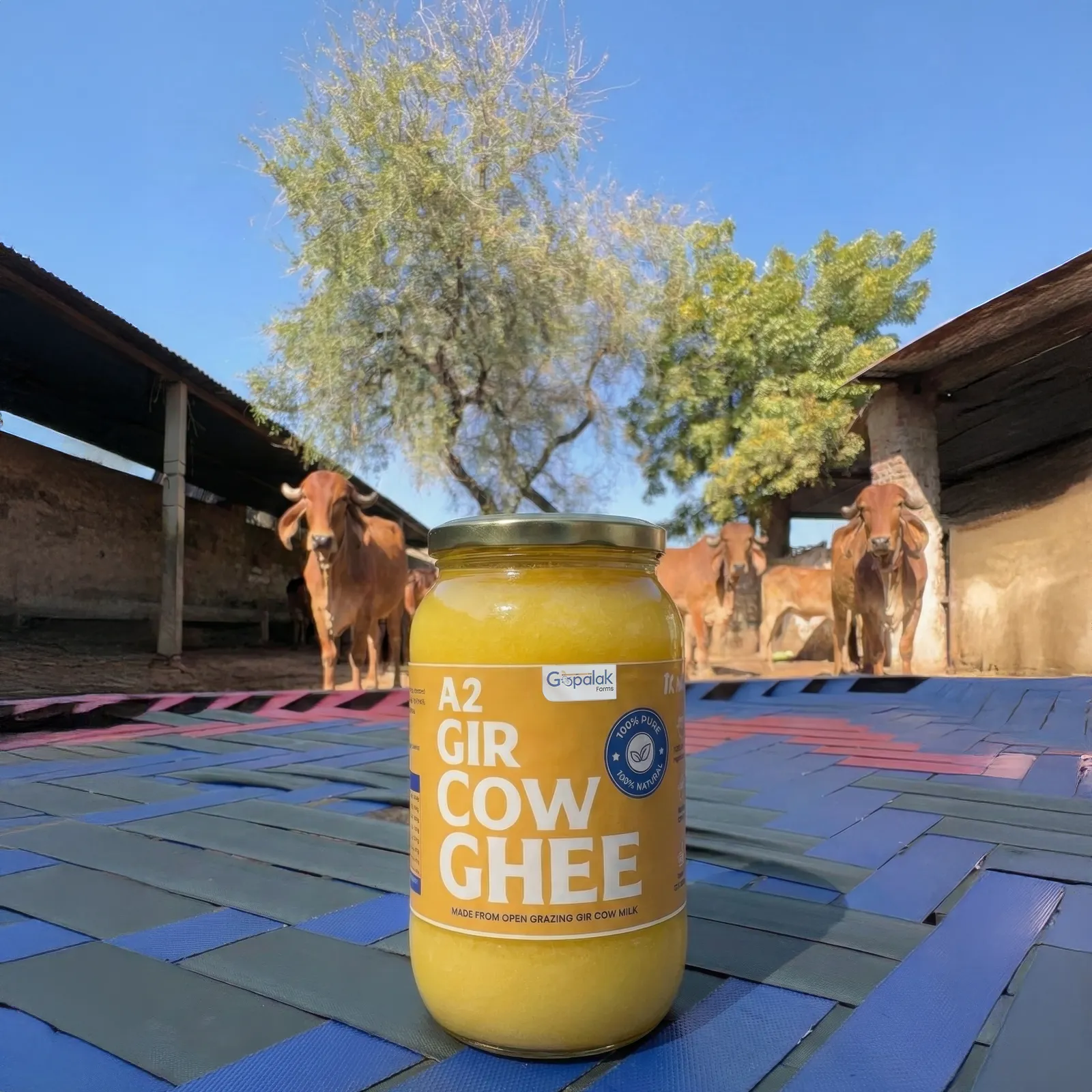 1. Pure A2 Gir cow ghee - the flagship product of Gopalak Farms