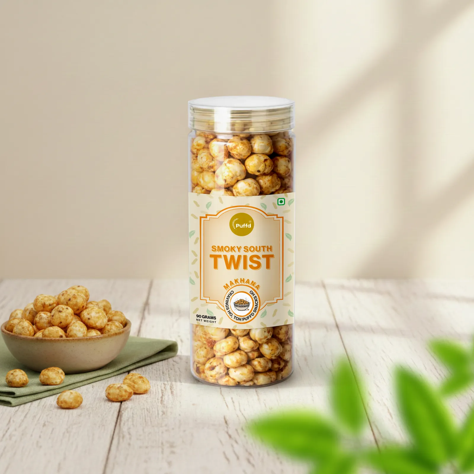 3. Puffd's Smoky South Twist flavoured makhana