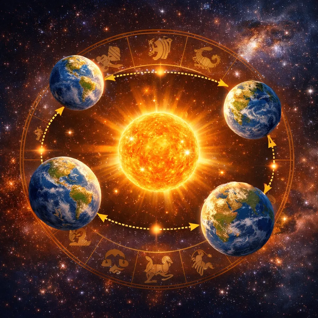 Earth's orbit and zodiac alignment (1)