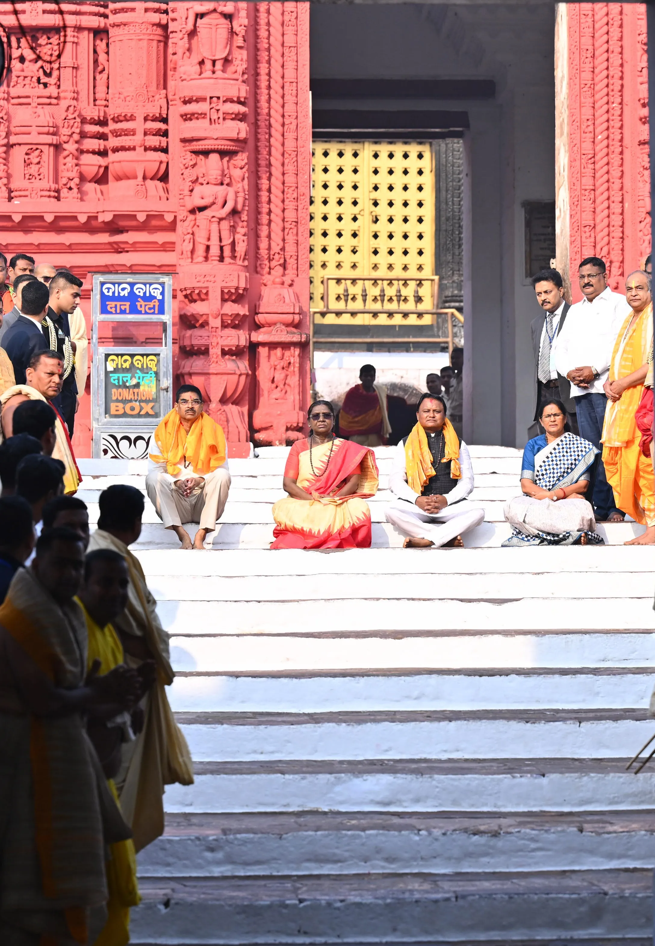 DRAUPADI MURMU AT JAGGANATH TEMPLE